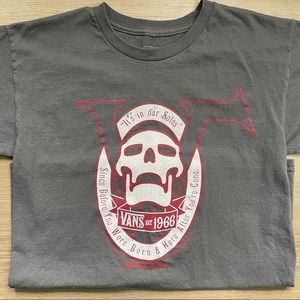 Men’s gray Vans T-shirt size S